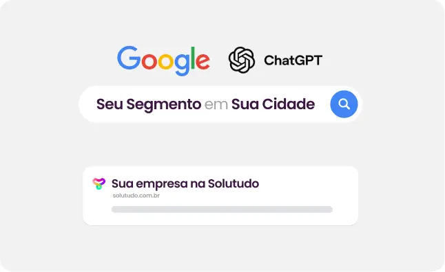 Benefícios - Página da sua empresa na plataforma da Solutudo